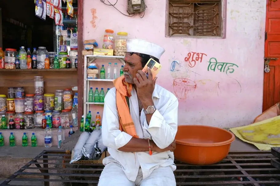 A shopkeeper at his village store